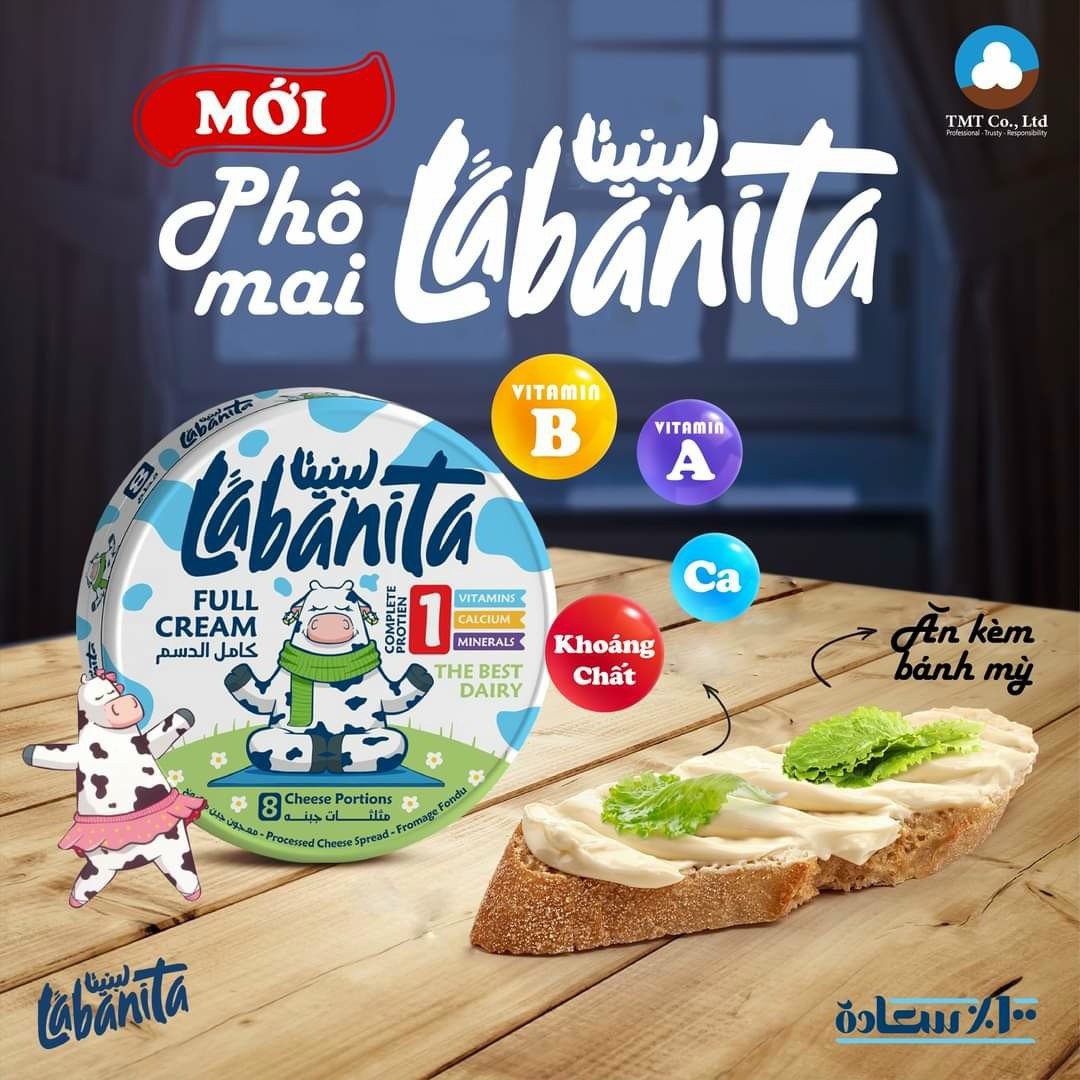 Phô mai labanita ai cập hộp 16 miếng 240g