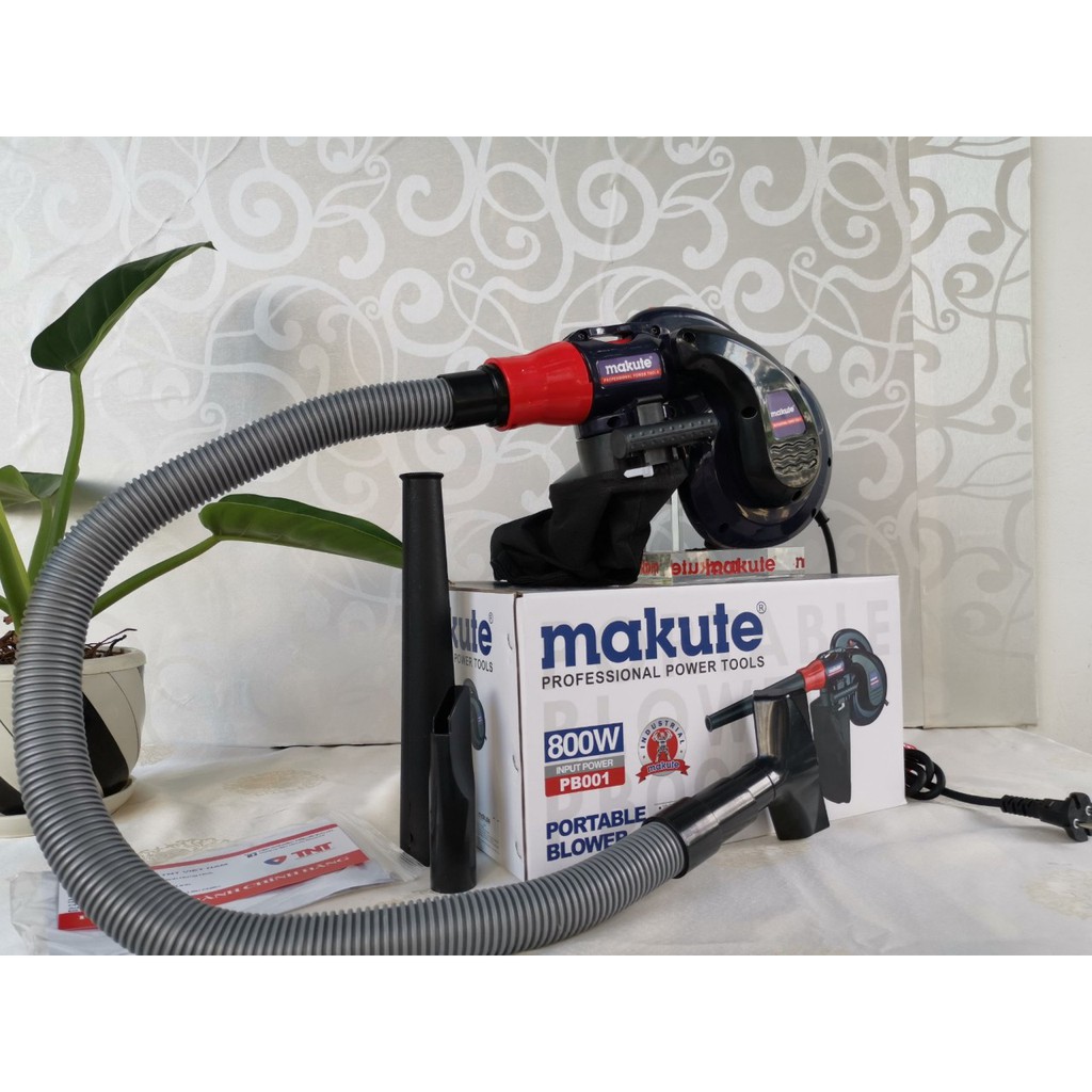 Máy Thổi bụi - Hút bụi PB001 Makute đầy đủ phụ kiện