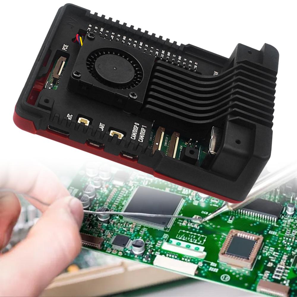 Argon NEO 5 Case Aluminum Case with PWM Cooling Fan Armor Case Protective Case Suitable for Raspberry Pi 5