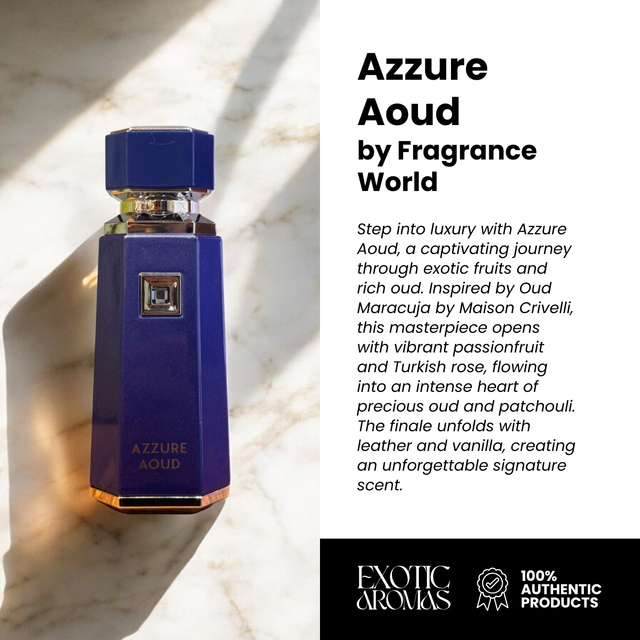 French Avenue Azzure Aoud / Cocoa Morado / Liquid Brun EDP 100ML