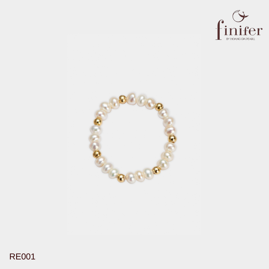 Nhẫn ngọc trai Finifer Shining Stars RF001