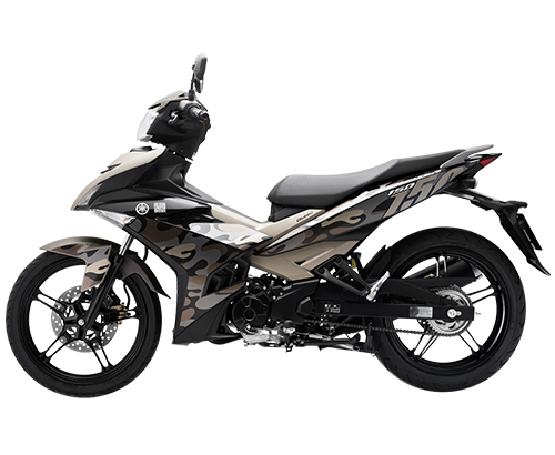 Tem Rời Exciter 150 Camo Xám Nâu Dán Xe Đen