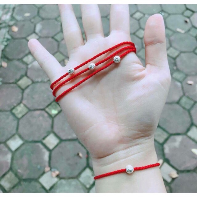 Vòng tay chỉ đỏ may mắn nam nữ vòng đôi