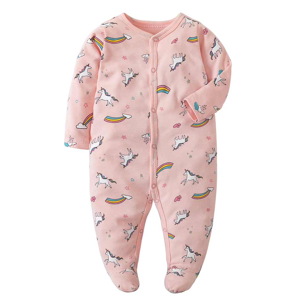 【Big-Sales】 Newborn Jumpsuit Cartoon Long Sleeves Baby Rompers for Boys Girls Autumn Clothes Infant Outfit Toddler Onesie 0-12M.