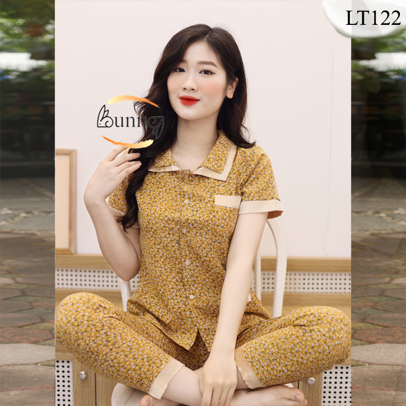 [Bunny]ĐỒ BỘ MẶC NHÀ LỤA HÀN MỀM MỊN, QUẦN ÁO NỮ MÙA HÈ MÁT