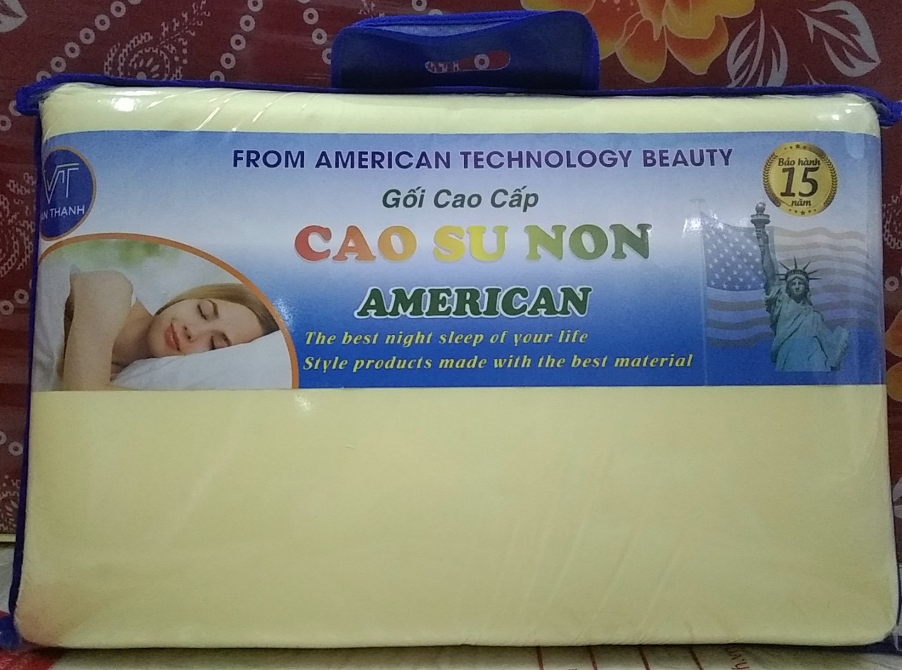 [HCM]Gối Ôm Cao Su Non AMERICAN Cao Cấp ( gối ôm 25cm x 95cm )