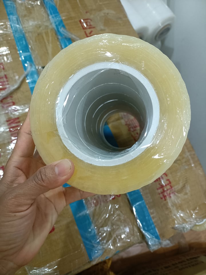 Băng dính băng keo trong/đục loại 0.5kg/cuộn gói hàng, dán thùng giá xưởng -atn