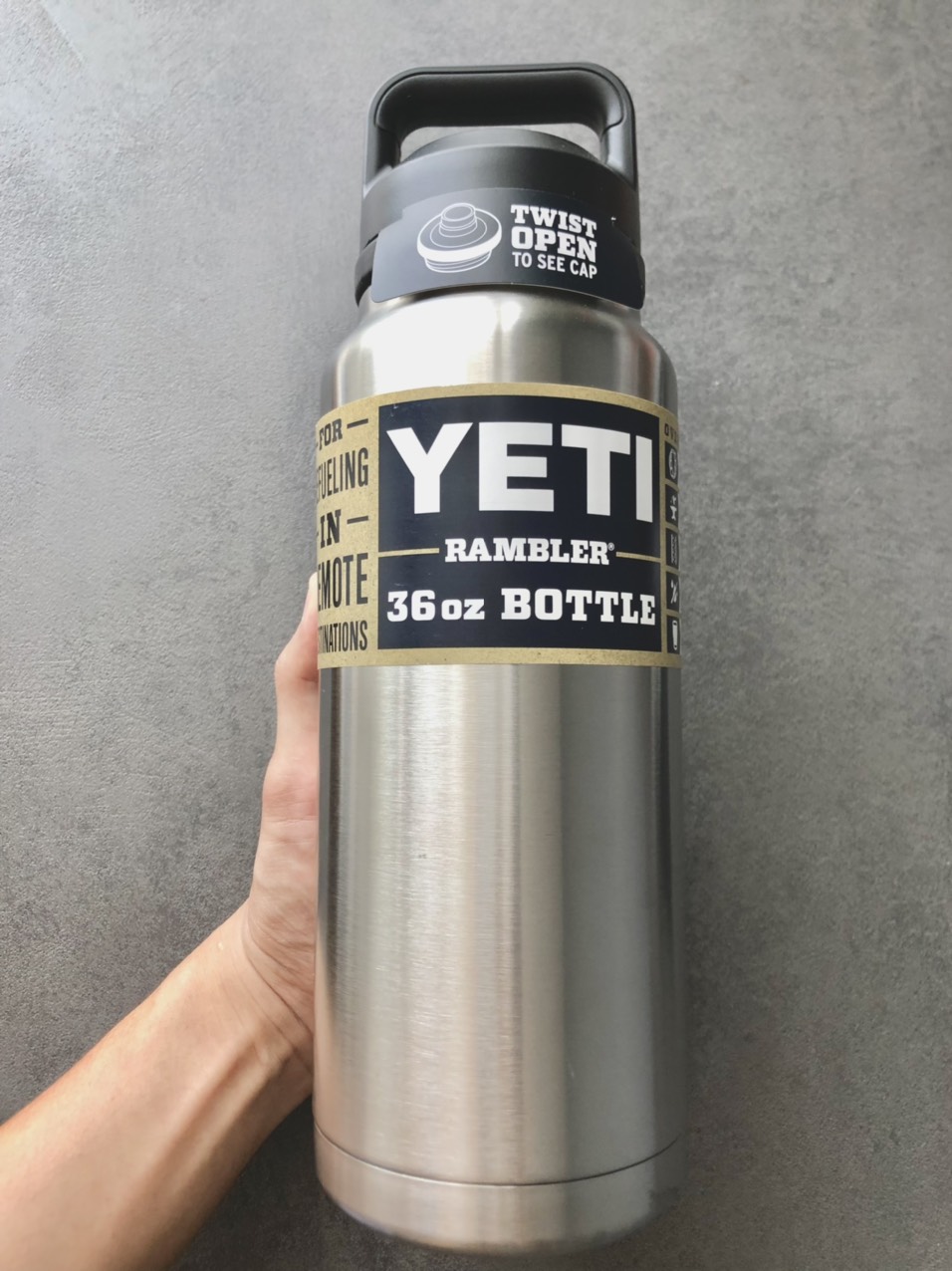 [Hanie Home] Bình giữ nhiệt YETI chính hãng - Bottle 36oz (1.09L) With Chugcap ~