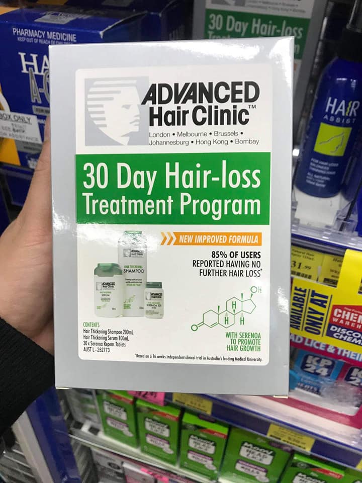 Bộ sản phẩm rụng tóc Advanced hair clinic