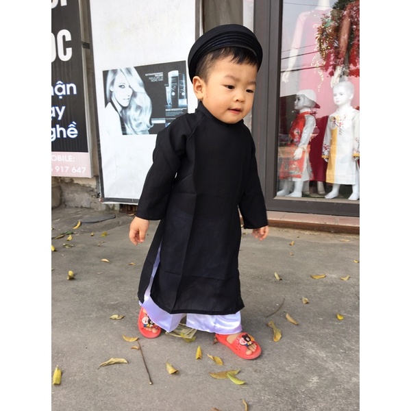 Bộ áo dài ông đồ, ông thầy bói cho bé