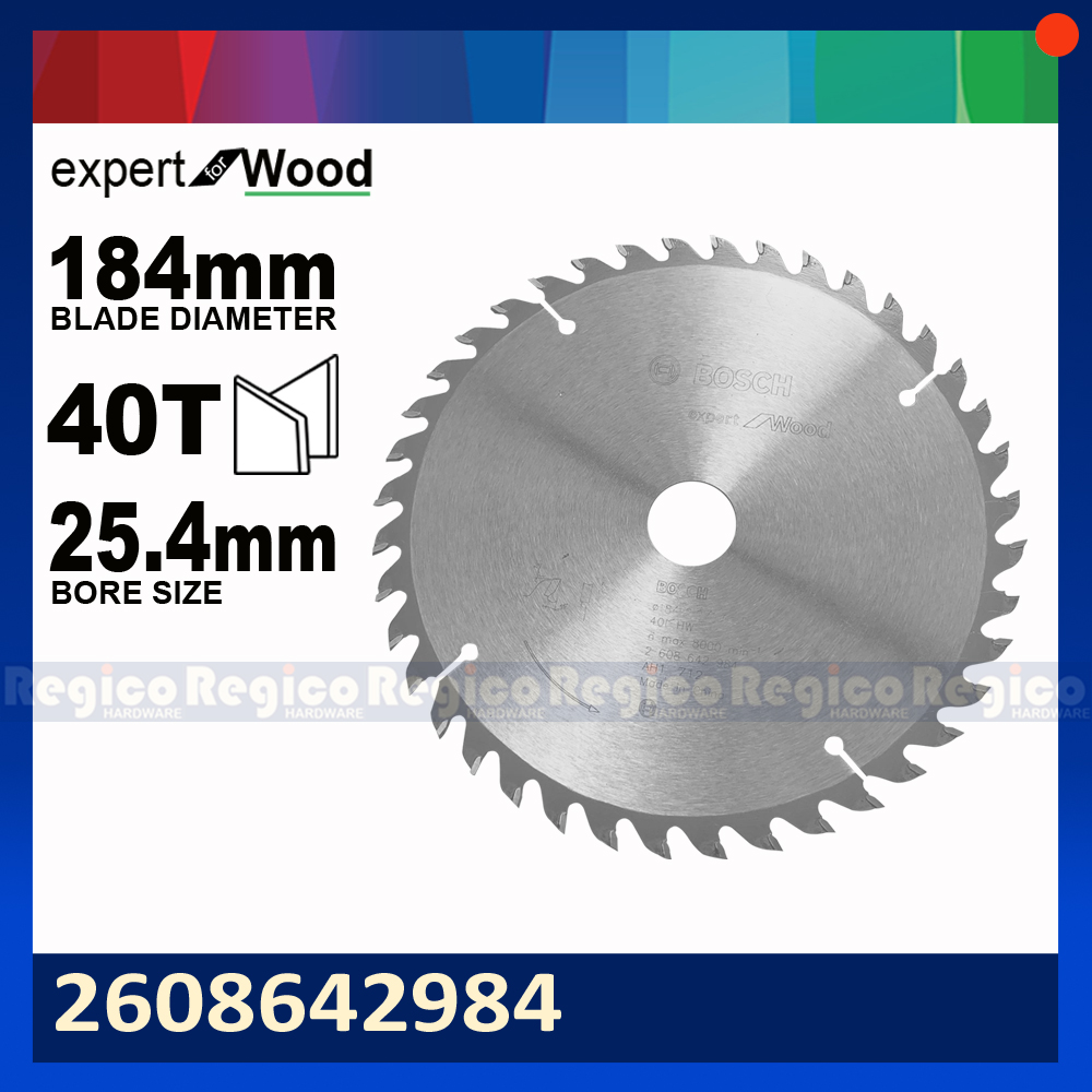 BOSCH 184mm 7 1/4 inches Expert for Wood Circular Saw Blade Original ...