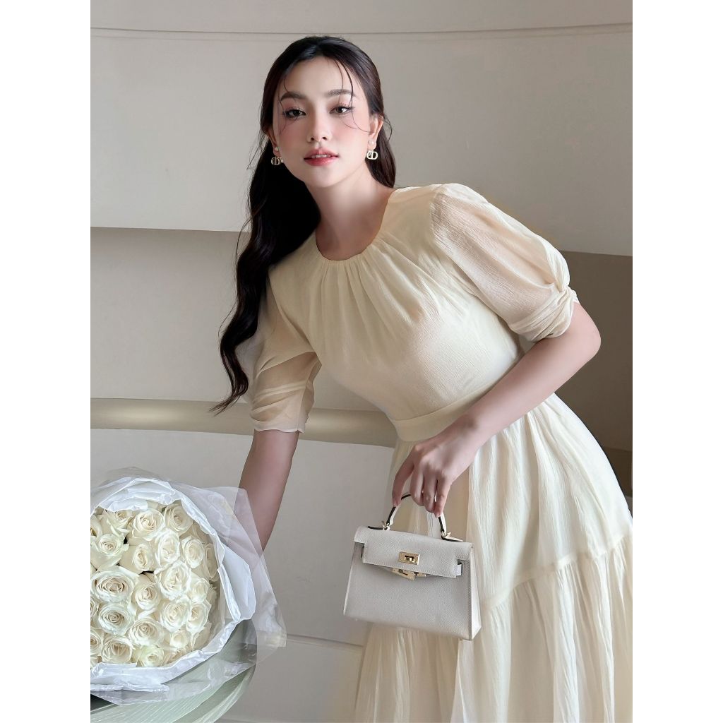JOVEN Đầm Alice Cao Cấp Nhẹ Nhàng Nữ Tính