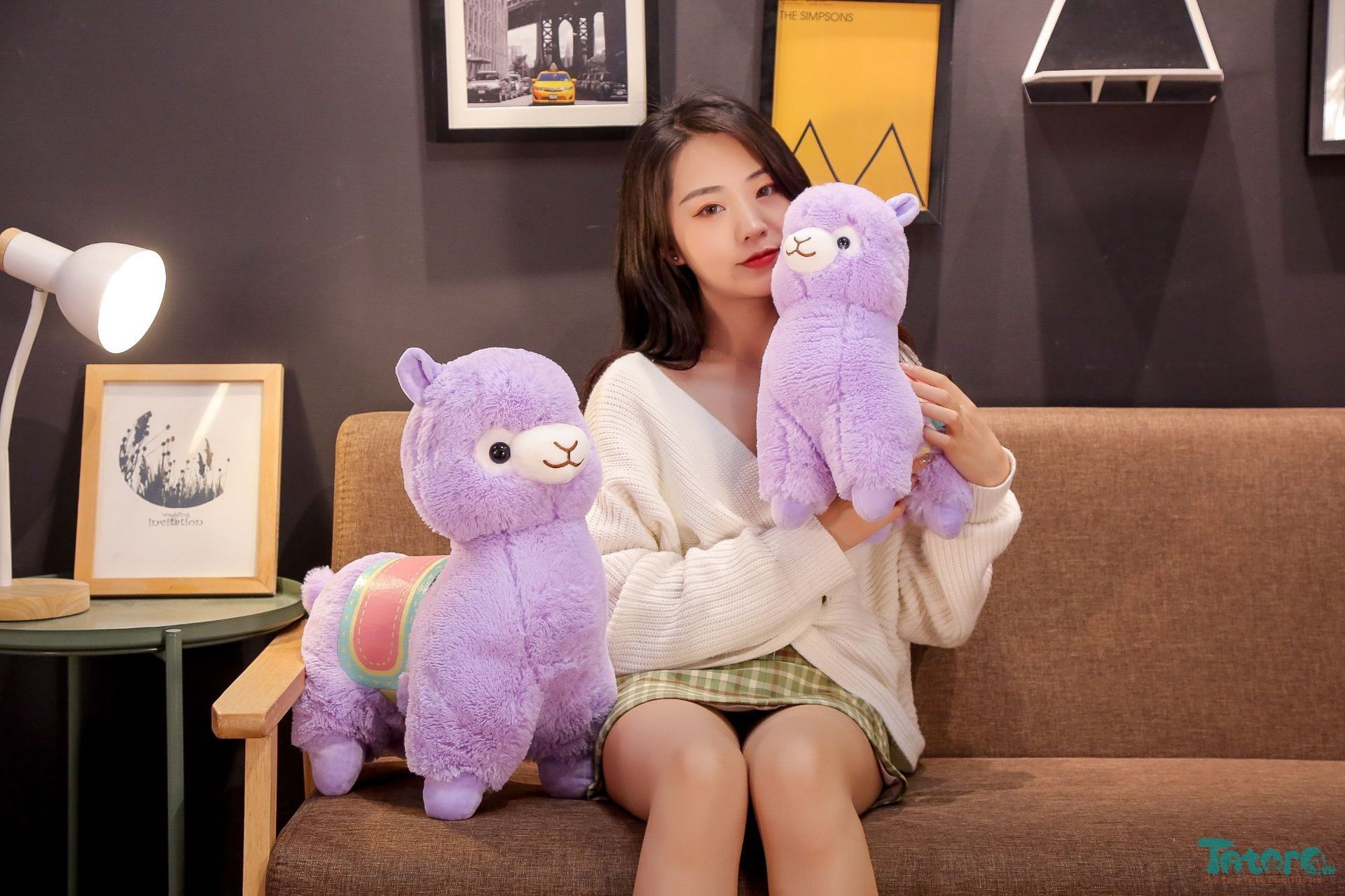 Thú bông Lạc Đà Alpaca mặt bư