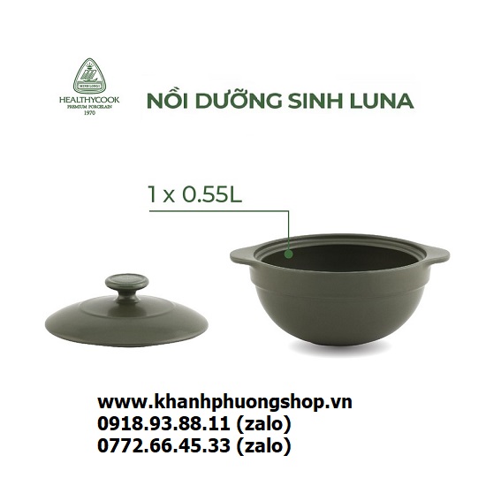 Nồi sứ dưỡng sinh - nồi sứ dưỡng sinh 1L