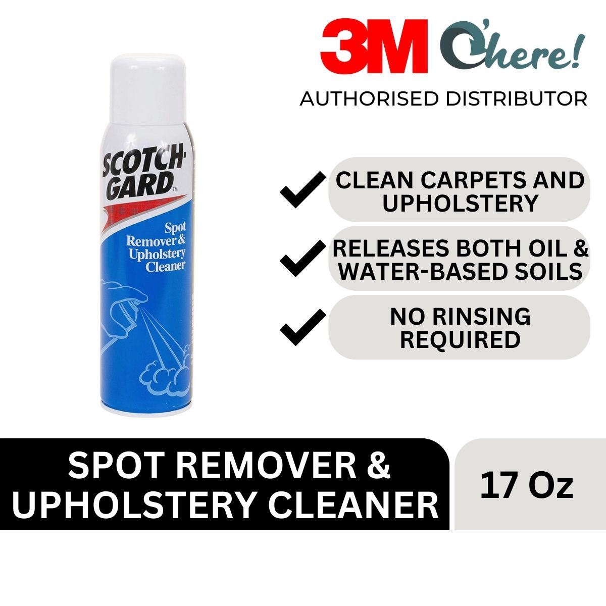 Scotchgard 17 oz. Spot Remover and Upholstery Aerosol Cleaner