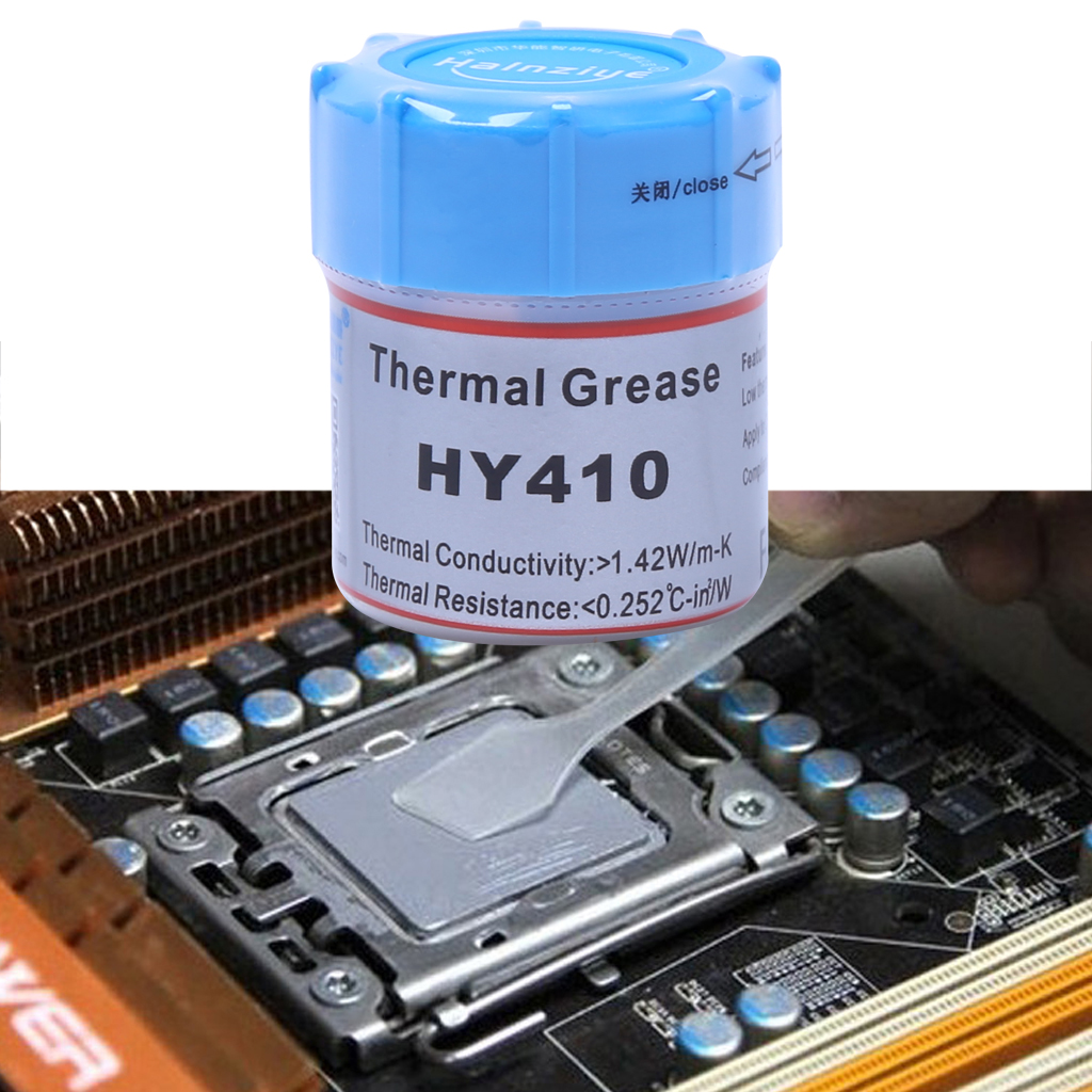 10g 1.42W trắng hợp chất keo mỡ nhiệt làm mát Bộ vi xử lý cho CPU GPU hy410