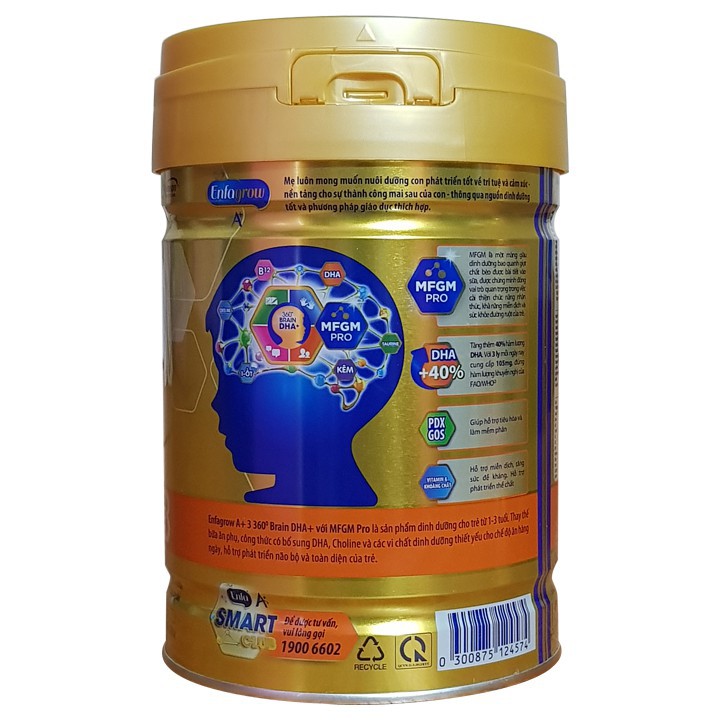 Sữa Bột Enfagrow A+ 3 1.7kg