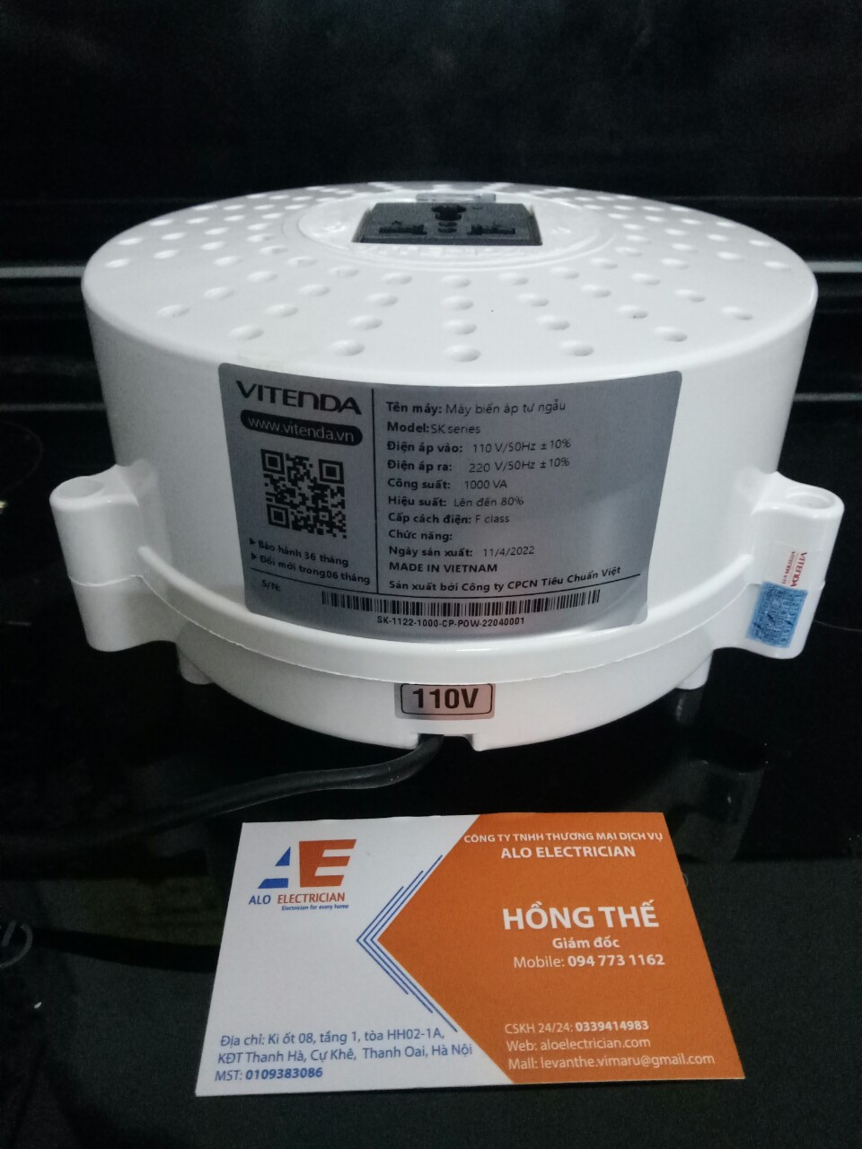 Bộ đổi điện 110V sang 220V loại 1000VA