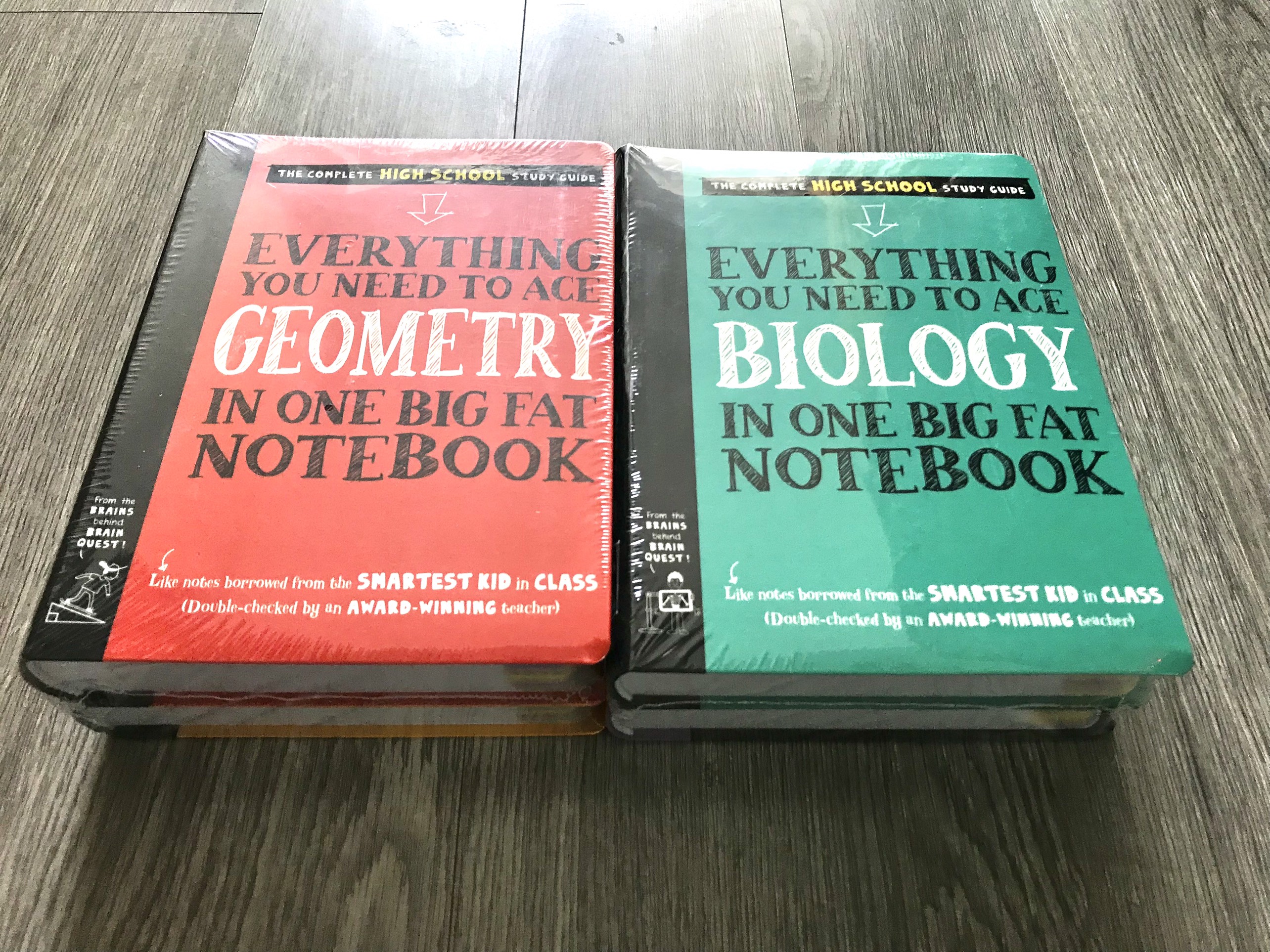 Everything You Need to Ace - Big fat notebook - Chemistry - Biology - Geometry - Computer science and coding (4 quyển)