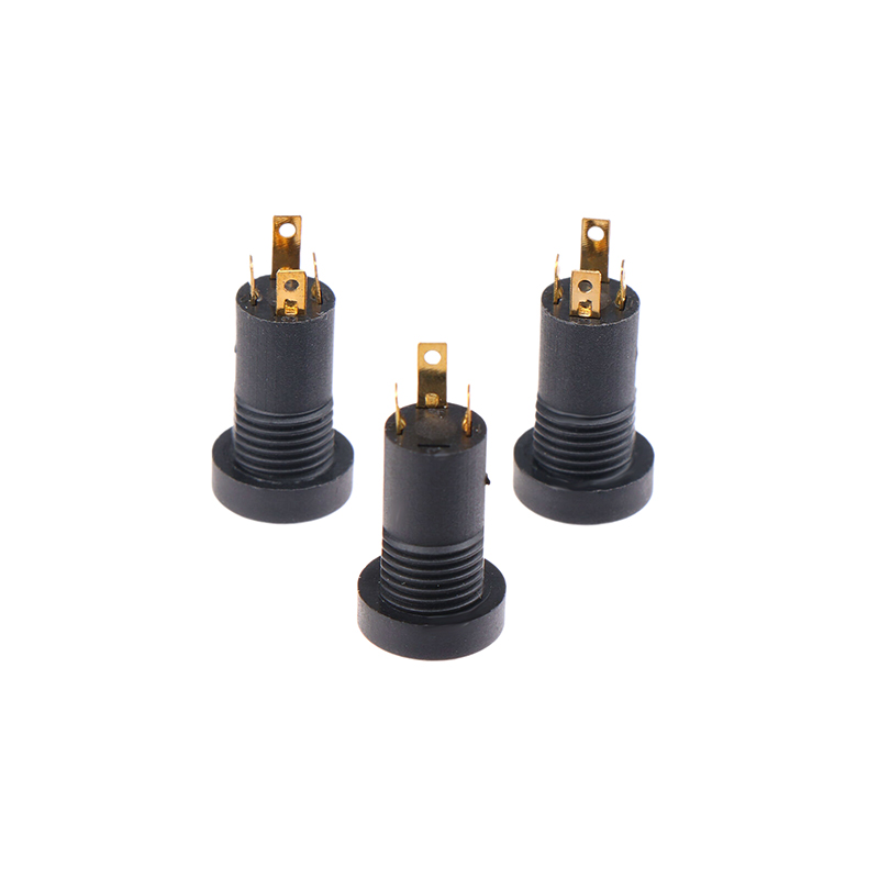 5Pcs 3/4Pin PJ392A Audio Jack Socket 3.5MM Headphone Female Socket Connector With Nut 3/4 Pole Stereo Audio Socket.