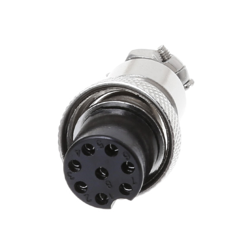New arrival GX16 3/4/8 Pin Thread Female Circular Butting Aviation Socket Plug Wire Cable Panel Quick Connector Adapter Accessories