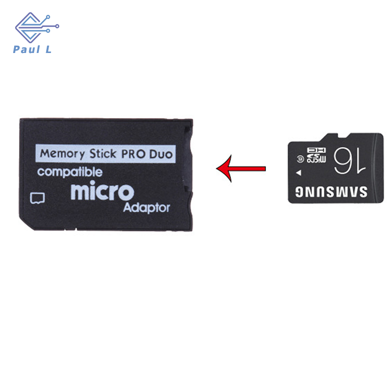【Paul L】 Đối với PSP loạt Micro SD SDHC TF để Memory Stick MS Pro Duo PSP Adapter