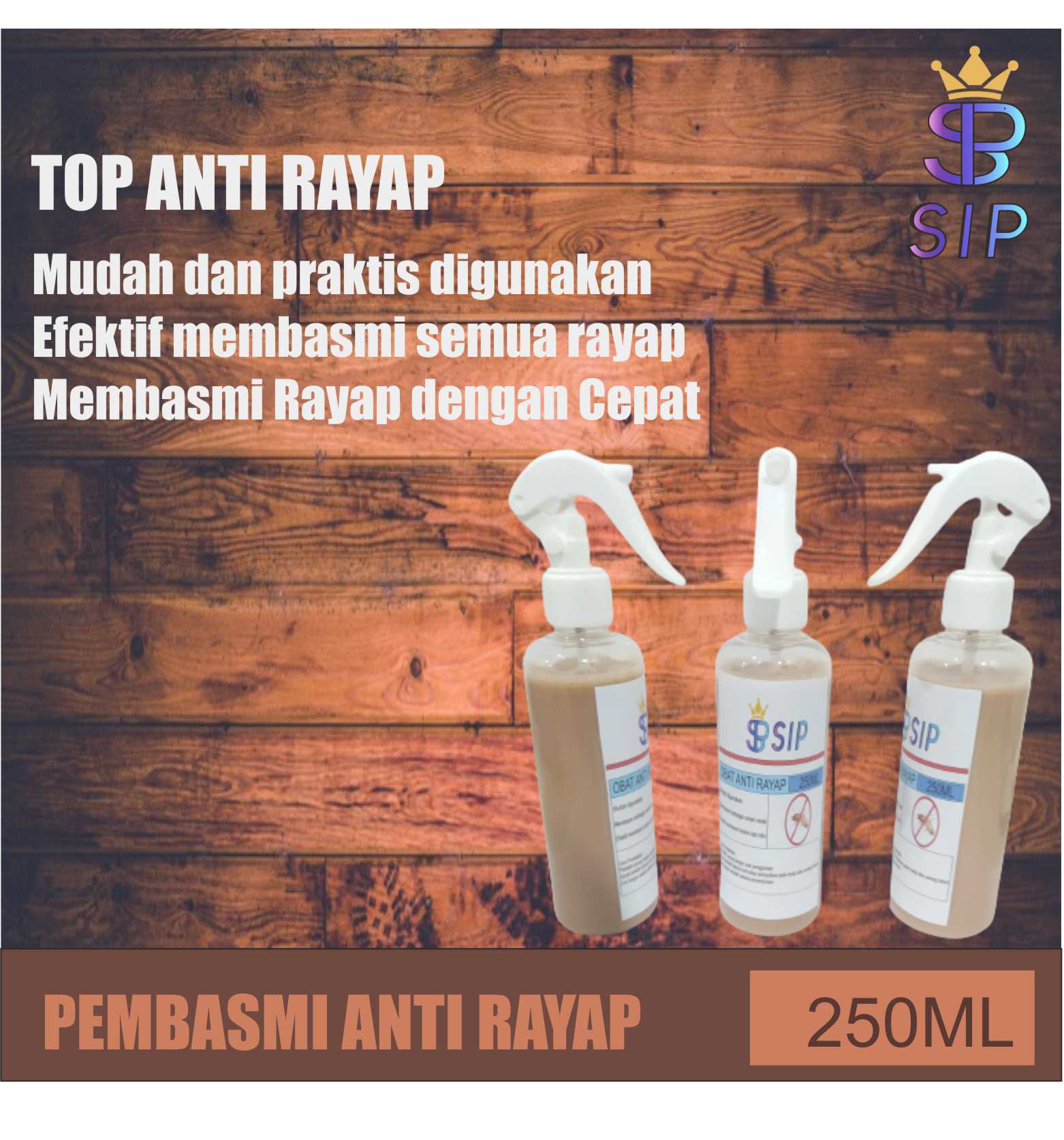 Obat Anti Rayap Spray Rayap 250 ml / Racun Rayap Semprot Cair / Anti