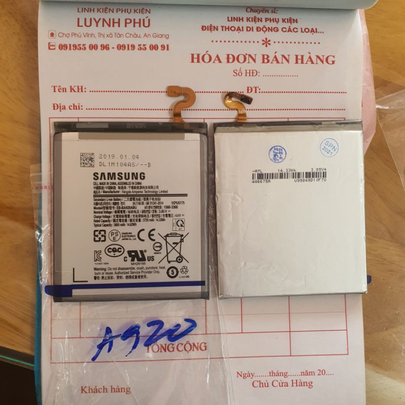 Pin samsung A920 A9 2018 A9S EB BA920ABU zin