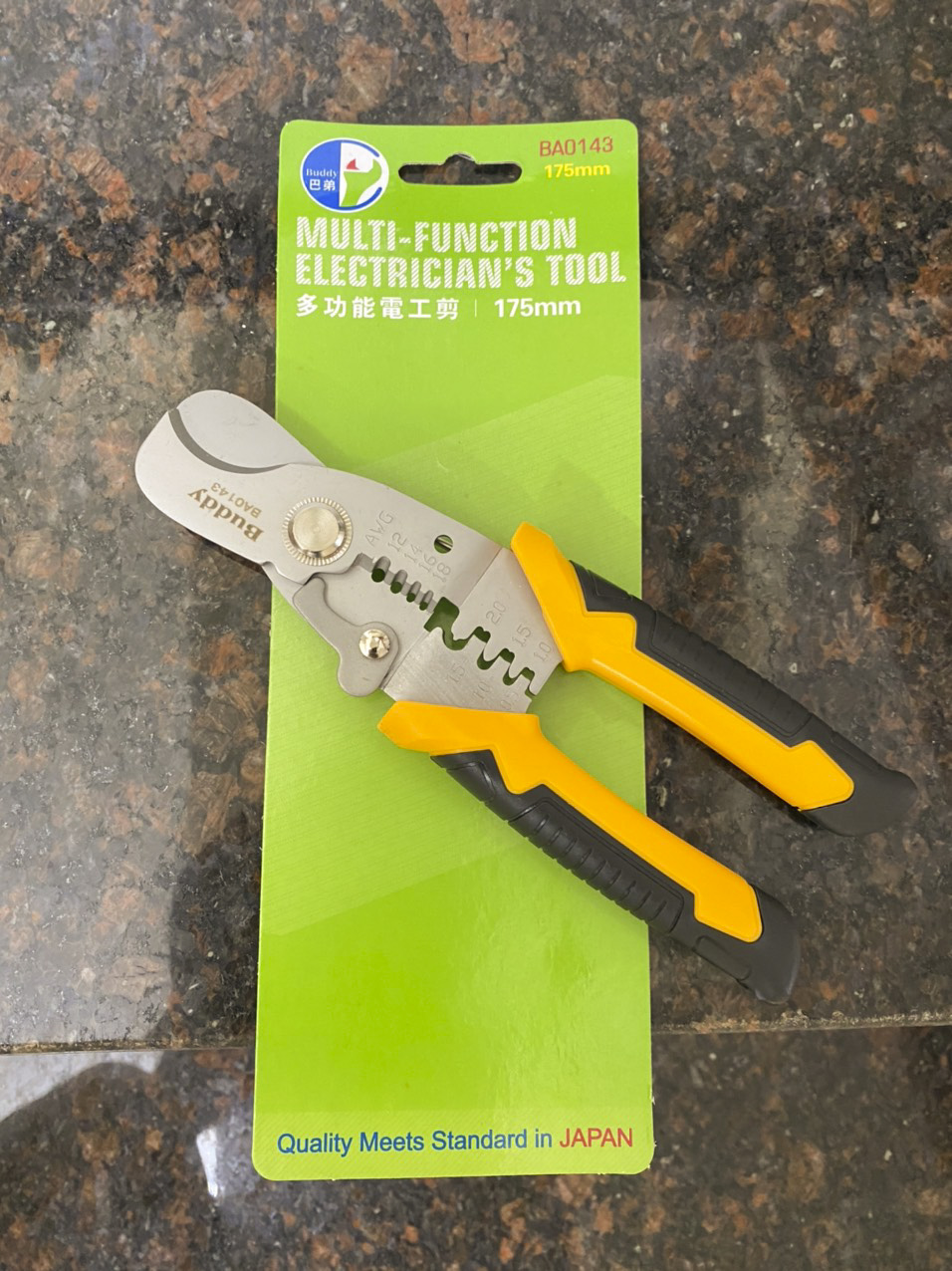Kìm Đa Năng 3 Trong 1 120-6281 (Cắt-Tuốt-Bấm Cốt)