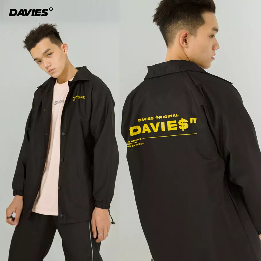 Áo khoác Davies nam nữ DSW Jacket Under - BLACK  - M