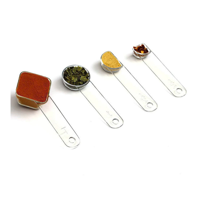 4pcs/set Kitchen Measuring Spoon Teaspoon Coffee Sugar Scoop Baking Cooking Tool Kitchen Measuring Tool