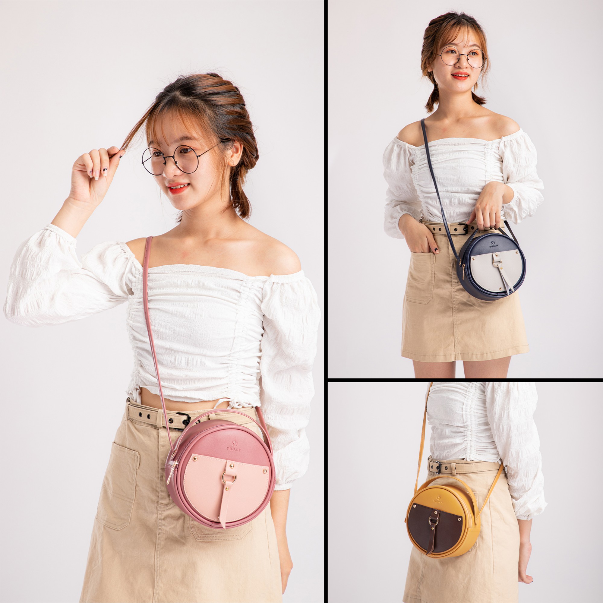 Túi Yuumy (Thời trang nữ đi chơi size 16 - Túi đeo chéo Seasand YN65)