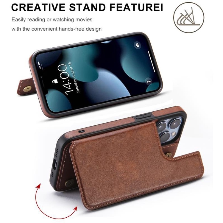 Ốp lưng ví da cao cấp dành cho iPhone 11/12/13/14/pro/max/plus/promax/mini