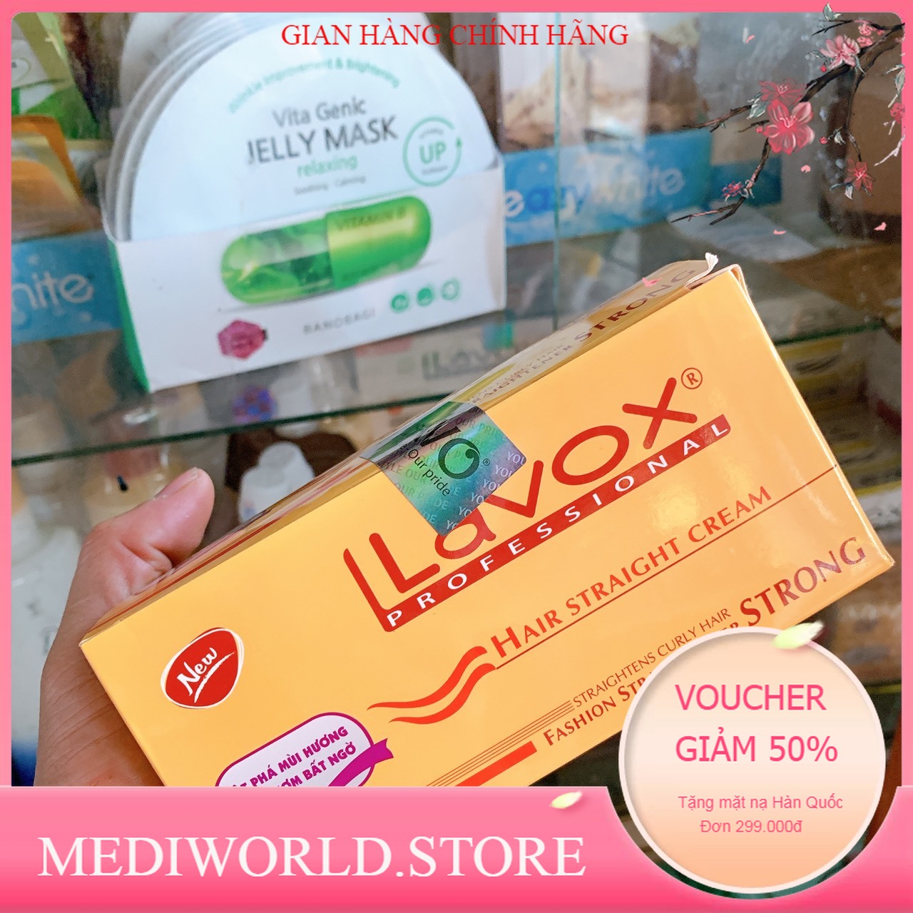 Thuốc duỗi tóc lavox 180mlx2