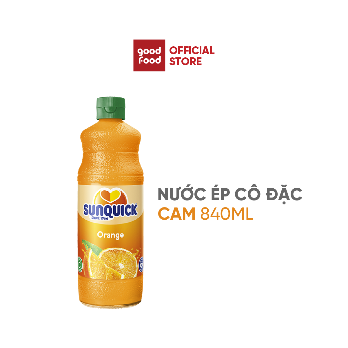 Nước ép cam Sunquick Orange Juice 840ml đẹp da tốt cho sức khỏe