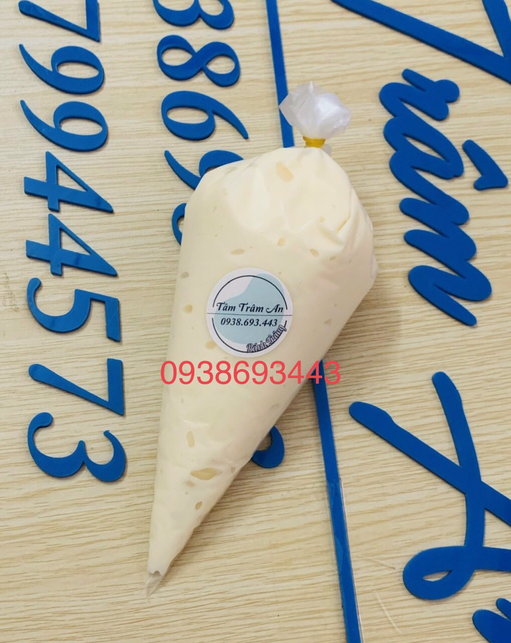 bơ vàng/trắng 190g trộn bánh tráng