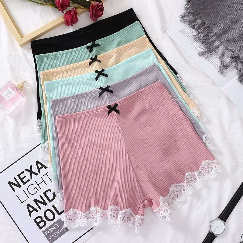 Quần Lót Nữ Quần Váy Cotton Tăm Viền Ren 044 – Mềm Mại, Thoáng Khí, Quyến Rũ