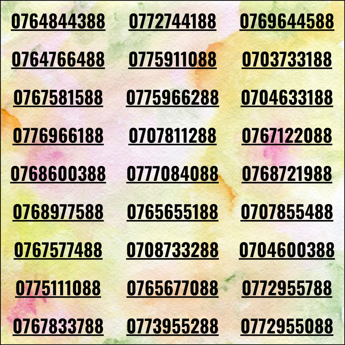 Sim đẹp phong thủy tứ quý, đầu 09 đuôi 88