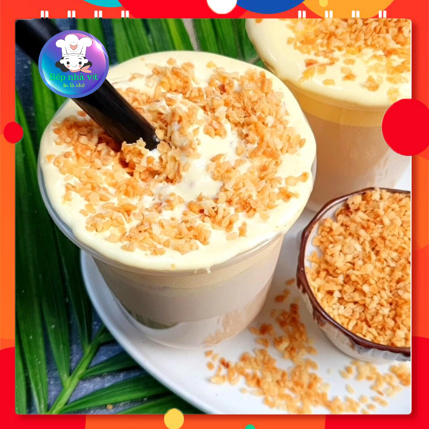 Trà Sữa Kem Trứng Dừa Nướng - BẾP NHÀ VỊT