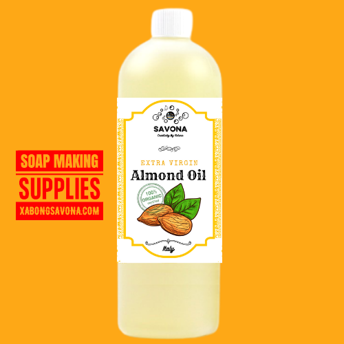 Dầu Hạnh Nhân Nguyên Chất 1 Lit - Almond Oil 1 Lit SavonA