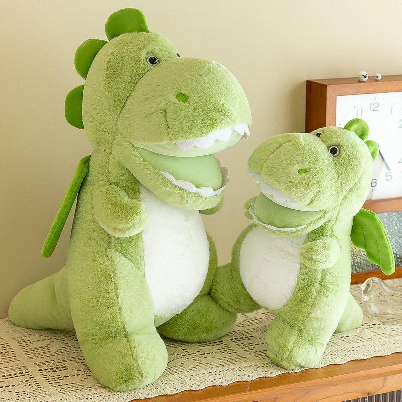 Gấu bông khủng long nhe răng , khủng long cánh tiên lông mịn dễ thương Kích thước 40-70 cm - Thingkids