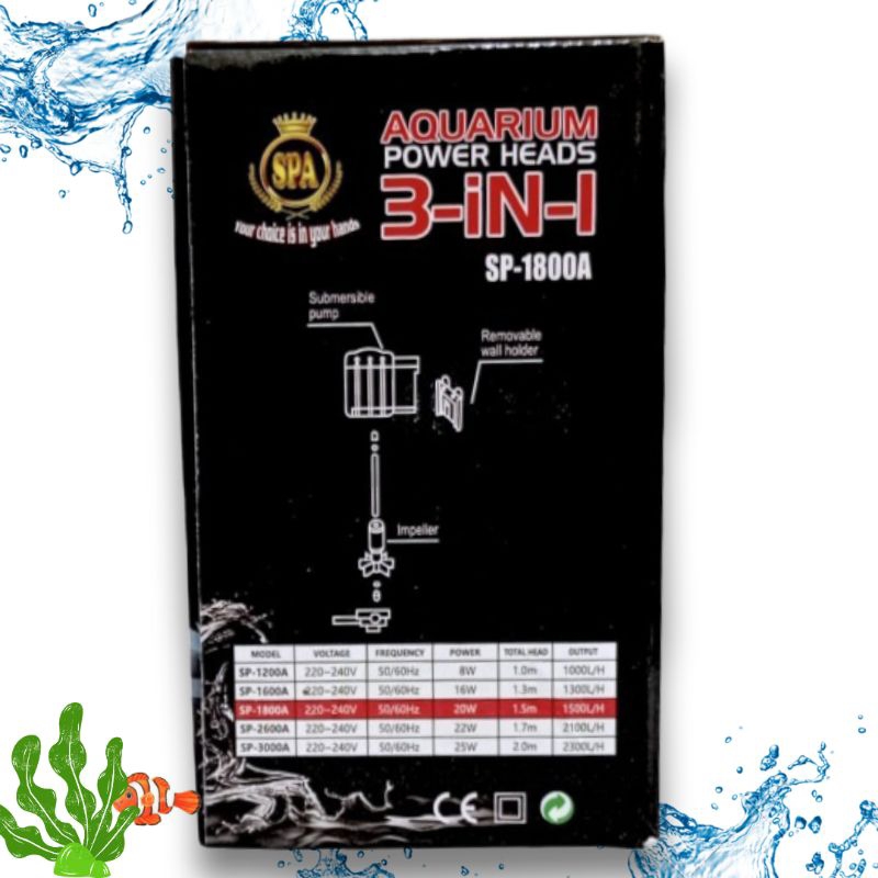 Pompa Kolam Aquarium Aquascape  SPA SP 1800A