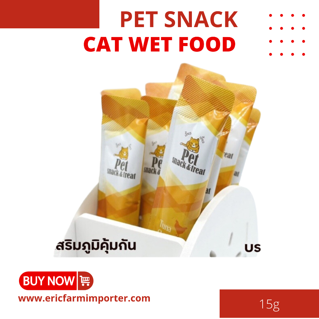 Súp thưởng cho mèo Thailand 15g 🐶 FREE SHIP 🐶 Súp thưởng dinh dưỡng cho mèo