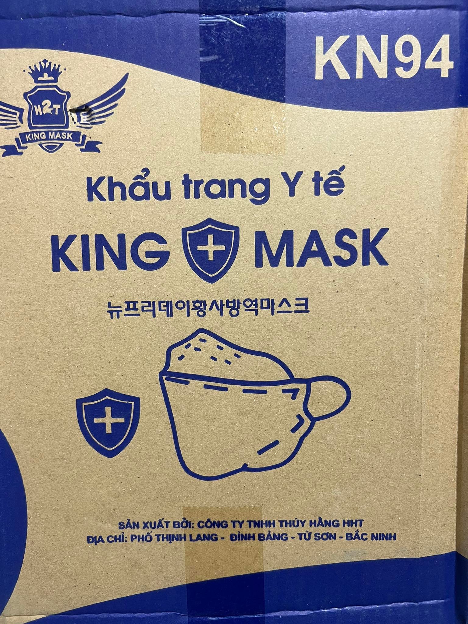 kHẨU TRANG 4 LỚP KF94 KING MASK (1túi 10cai)