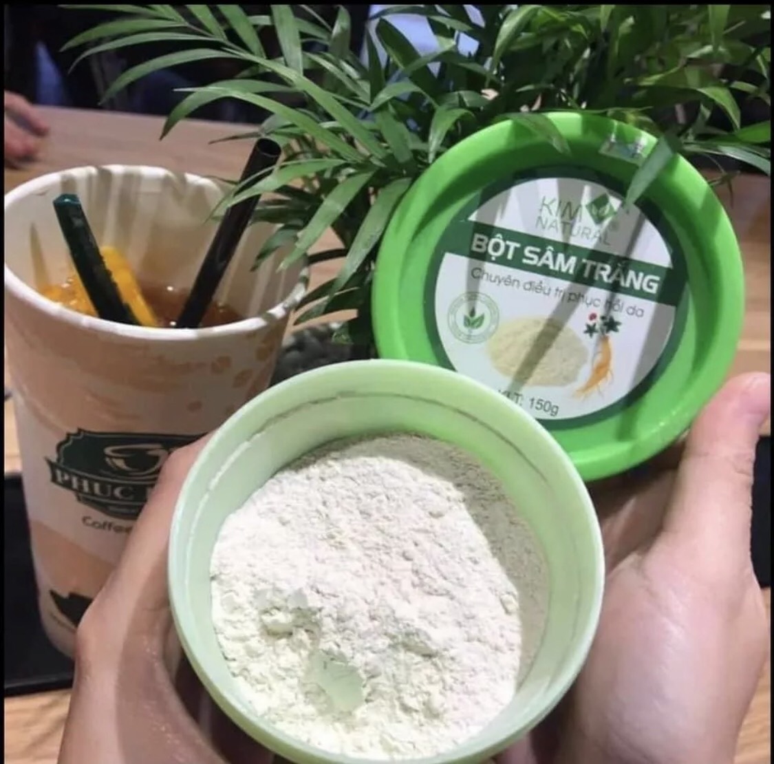 Bột sâm trắng 150g -kim natural