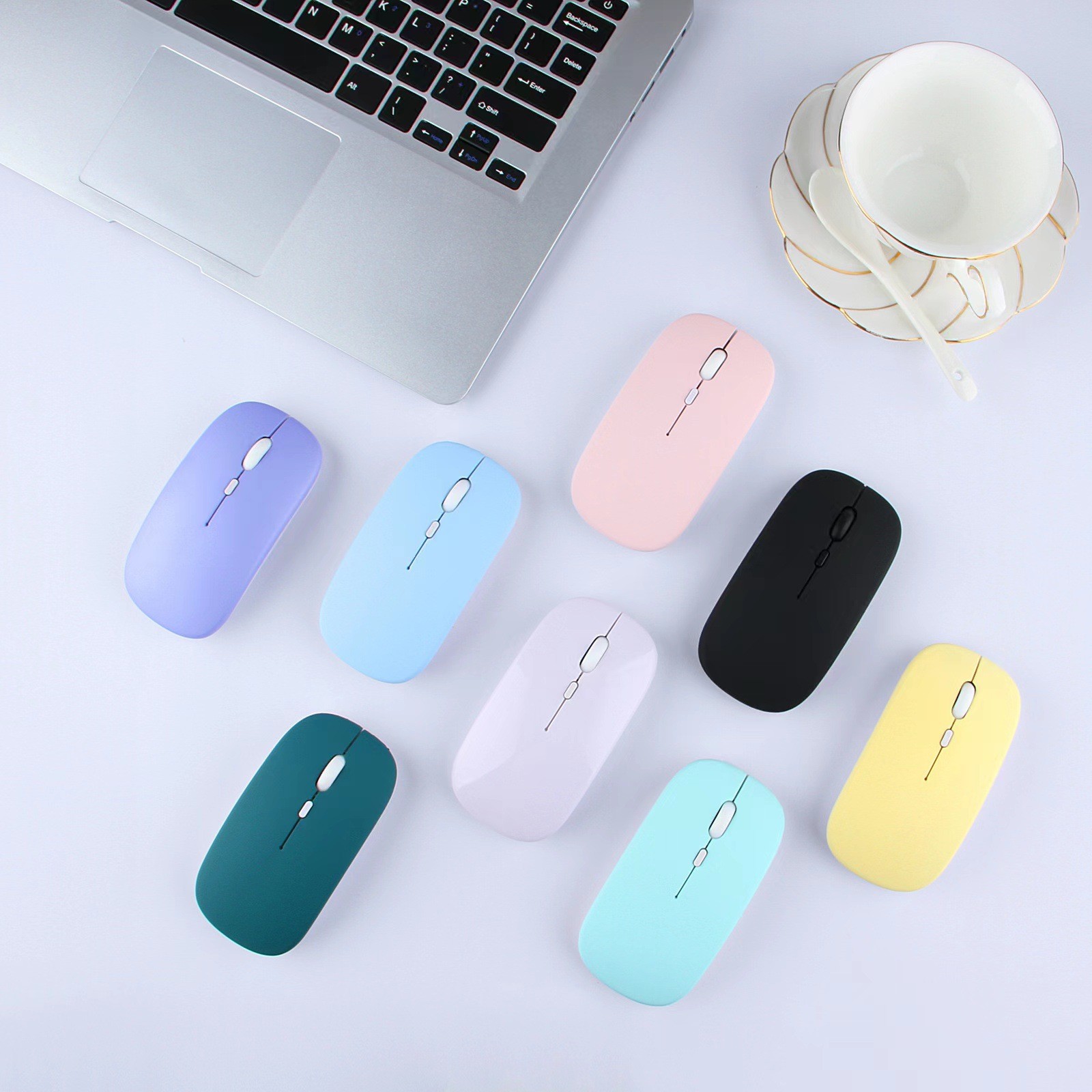 Chuột Bluetooth Không Dây 2 4G Im Lặng Thích Hợp Cho iPad mobile tablet 🔥goya159🔥
