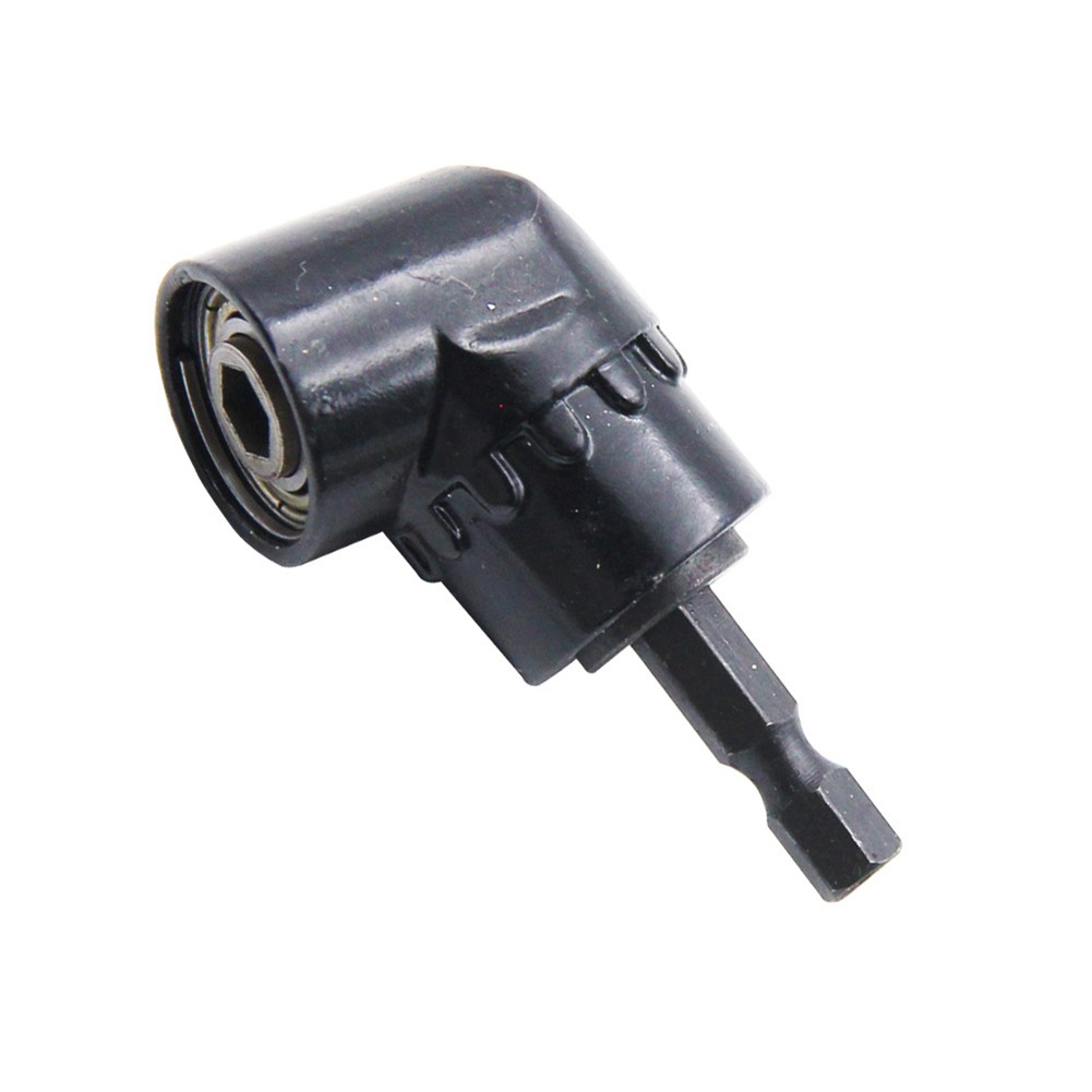 1Pcs Right Angle Drill Adapter Attachment Impact Driver Extension Hex Bit Socket 1/4" Durable Lasting To Use