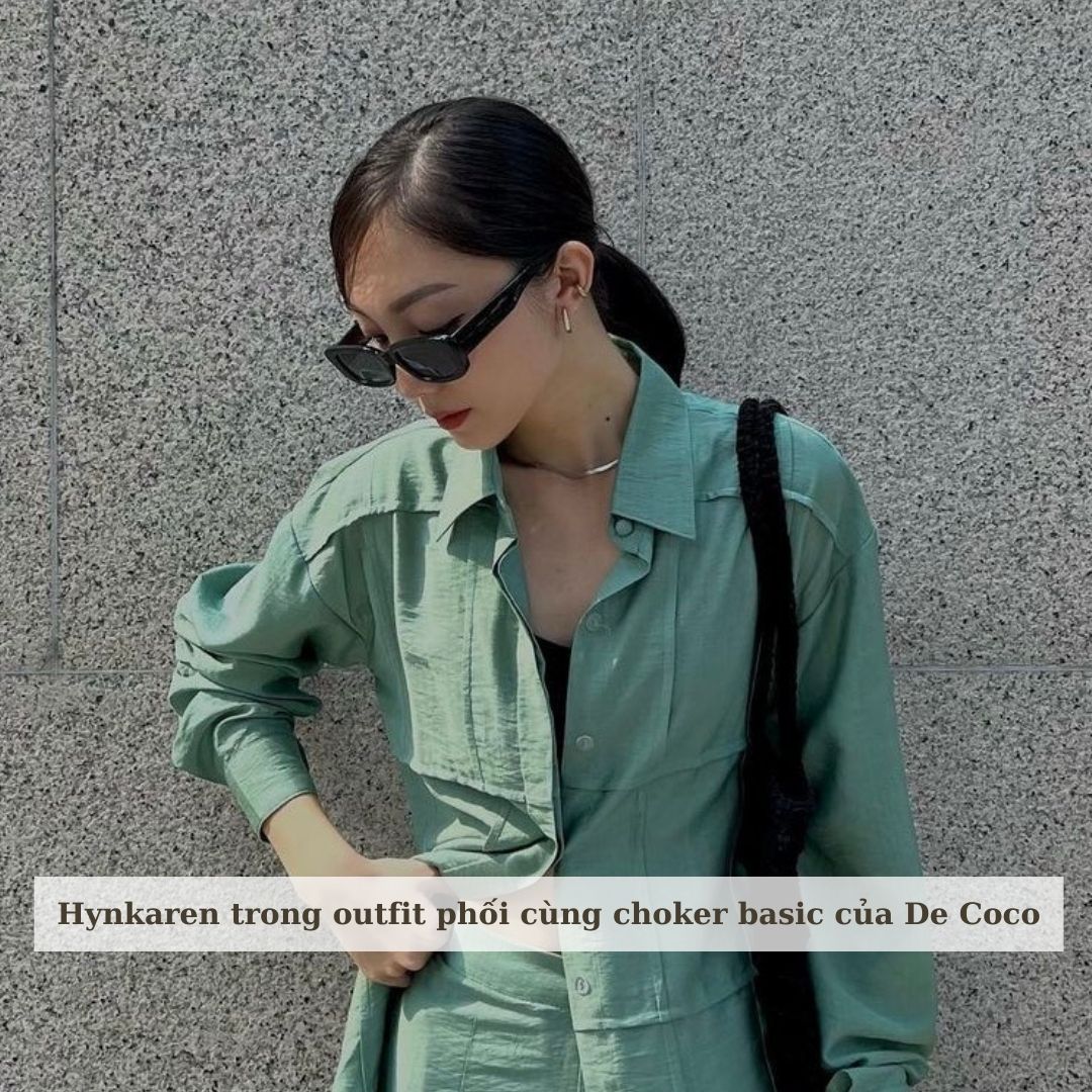 [KHÔNG ĐEN GỈ] Vòng cổ choker basic cao cấp không đen gỉ Decoco
