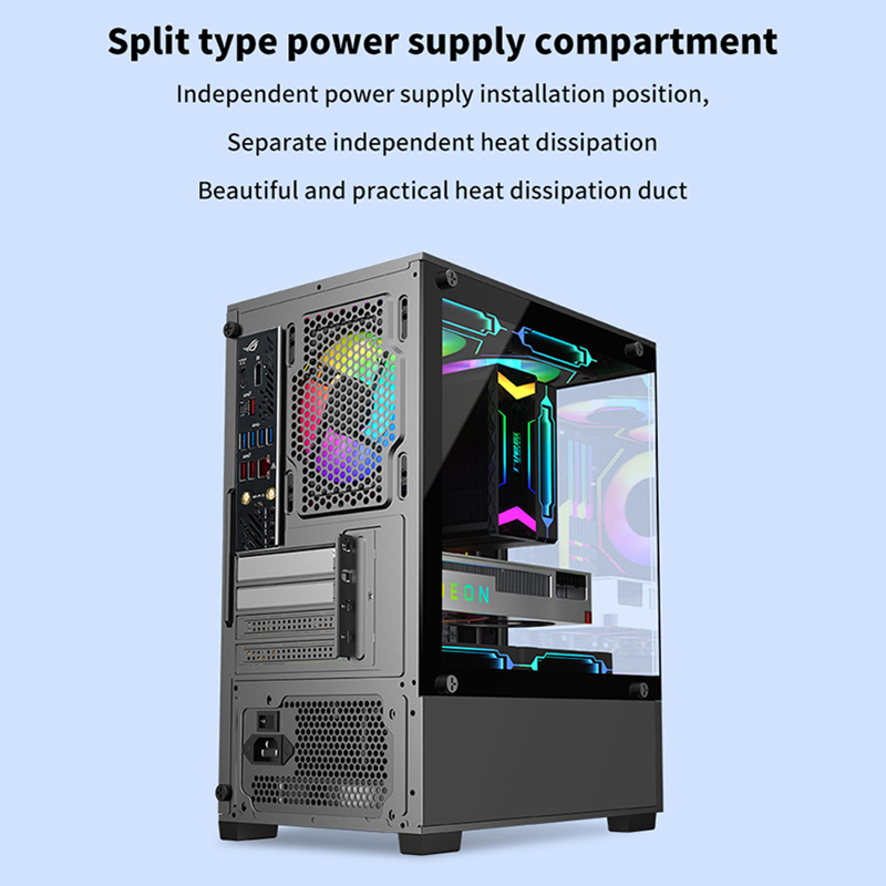 Transparent%20Desktop%20PC%20Case%20Computer%20Tower%20For%20M-ATX%20ITX%20Motherboard%20240mm%20Fans%20-%20Image%206