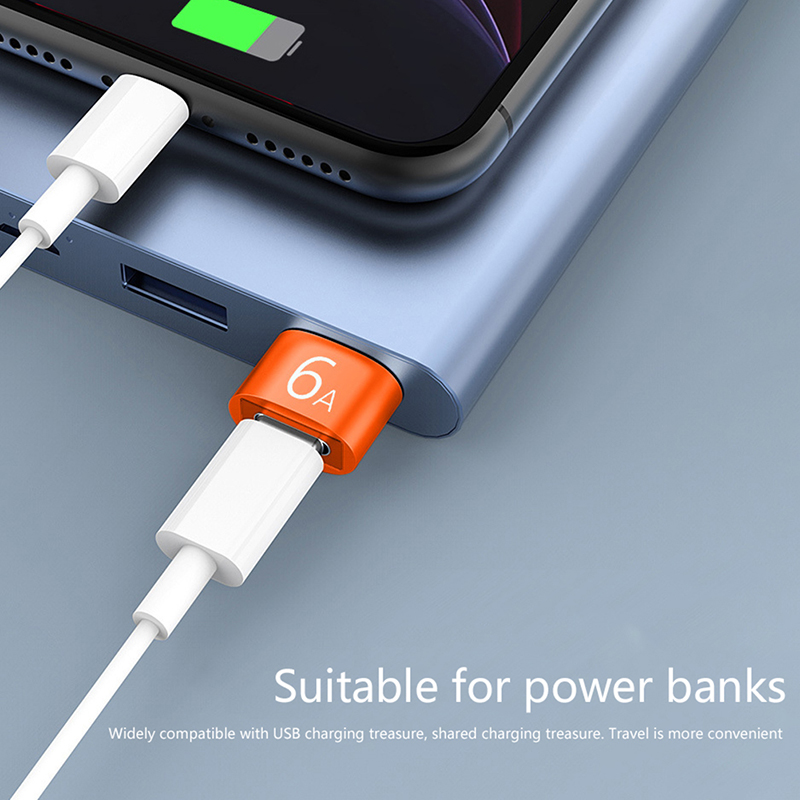 TOOL IMPROVER 6A OTG USB Type C Female To USB A Male Adapter Converter Charging PD Data Cable Adapter Audio Converter USBC OTG Cable Connector Adaptor